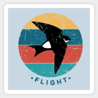 Martin bird, the flight virtuoso, design for birds lovers Sticker